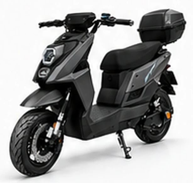 Scooter TTX na cor Carbono